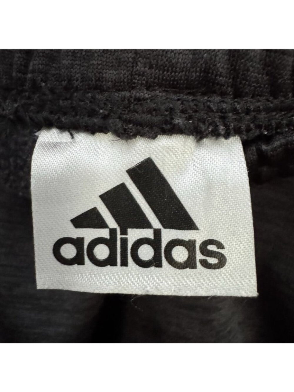 adidas Black 3 Stripe Jogger Track Pants Tapered Athletic Estimated Men’s M - Picture 5 of 8